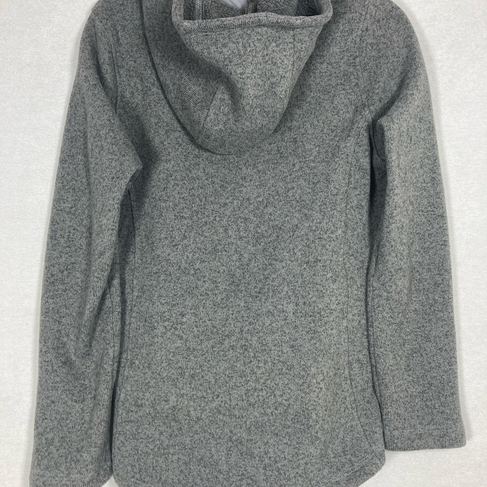 The North Face Women’s Crescent Hoodie Heather Gray Fleece Pullover Size M - Picture 6 of 16